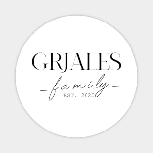 Grjales Family EST. 2020, Surname, Grjales Magnet